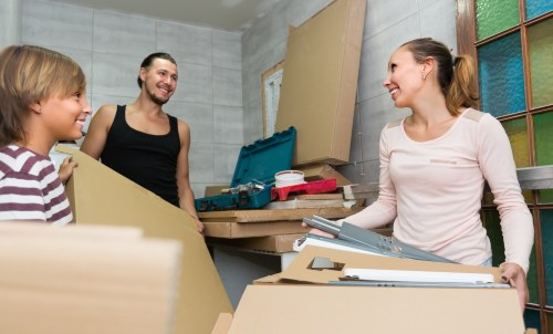Moving house support in South Norwood on a residential street