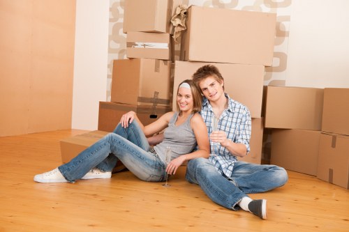Moving team supporting a local home removal in South Norwood