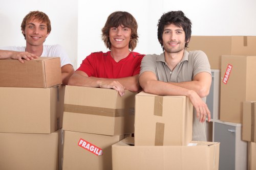 Professional movers loading a family home for a South Norwood relocation