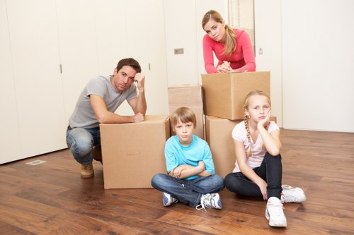 Moving team handling furniture collection and delivery in South Norwood