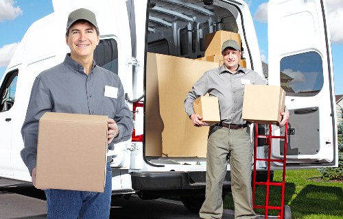 Checklist and moving boxes used to prepare for house removals in South Norwood