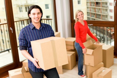 Local movers handling a same-day collection and delivery job
